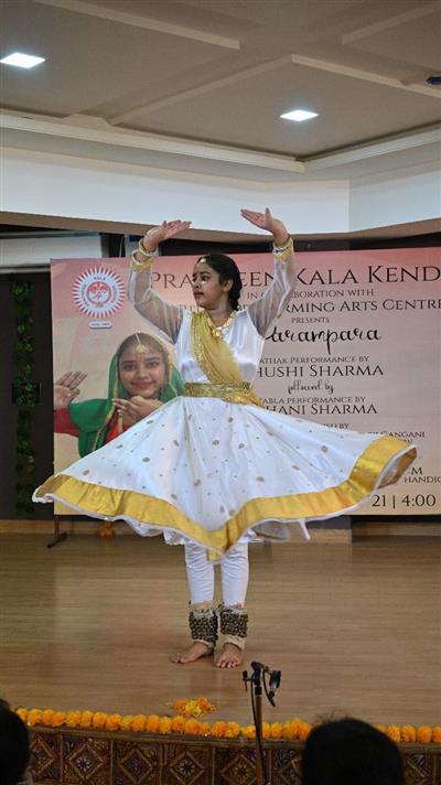 Kathak performance by Khushi Sharma