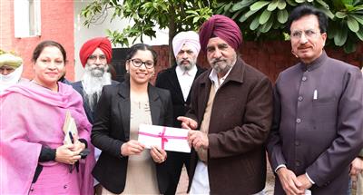TRIPAT BAJWA HANDS OVER APPOINTMENT LETTERS TO 14 NEWLY ELECTED FISHERIES OFFICERS