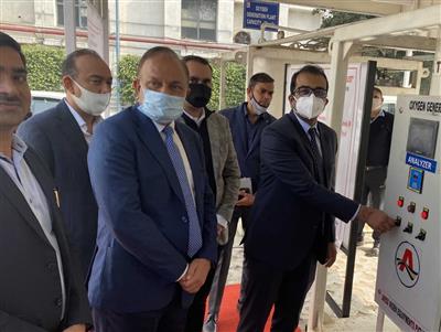 उपायुक्त ने एएसके ऑटोमोटिव कम्पनी में 500 एलपीएम क्षमता के पीएसए ऑक्सीजन प्लांट का किया शुभारंभ