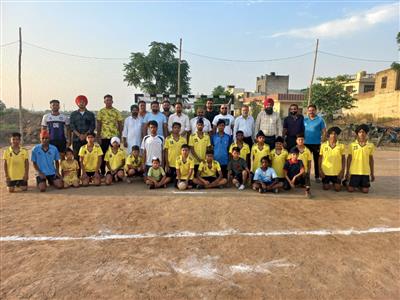  शहीद भगत सिंह हैंडबॉल क्लब मोरिंडा को एनआरआई सदस्यों द्वारा प्रदान की गई वित्तीय सहायता