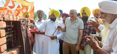  विधायक डा चरणजीत सिंह ने  गांव बत्ता में नवनिर्मित सरकारी औषधालय का उद्घाटन किया