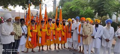 श्री गुरु नानक देव जी की जयंती के अवसर पर मोरिंडा में नगर कीर्तन का आयोजन