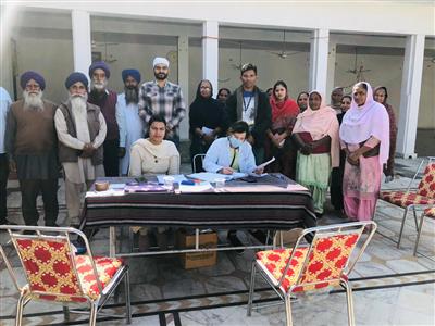  होमी भाभा कैंसर हॉस्पिटल एंड रिसर्च सेंटर मोहाली की ओर से गांव खाबड़ां में  लगाया कैंप 