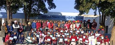 सरकारी हाई  स्कूल मड़ौली कलां में अंग्रेजी विषय की भाषण प्रतियोगिता का आयोजन किया 