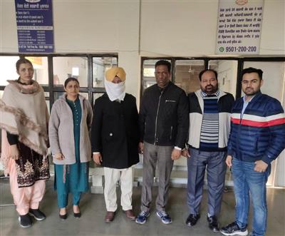VB ARRESTS ABSCONDING ACCUSED IN JALANDHAR IMPROVEMENT TRUST LAND EMBEZZLEMENT CASE