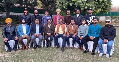 Sports Minister Meet Hayer honours Indian Hockey players