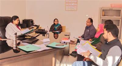 Deputy Commissioner directs the officers to speed up the process of linking voter card with Aadhaar card