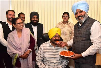 Dr. Guninderjit Singh Jawandha assumes charge of Chairman Punjab Infotech in presence of Punjab Finance Minister