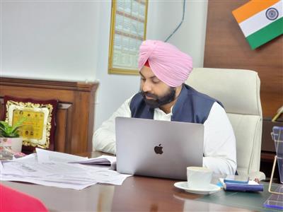 CCTV cameras to be installed in 15,584 government schools in Punjab: Harjot Singh Bains