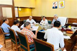 Bram Shanker Jimpa held a high-level meeting with Forest Minister to speed up the progress of water supply schemes