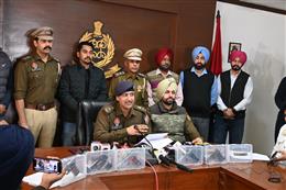 PUNJAB POLICE SOLVE SENSATIONAL MURDER CASE OF BUDDING SINGER NAVJOT SINGH VIRK; ONE HELD