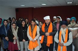 Path Shri Sukhmani Sahib held at Aryans on New Year 2024