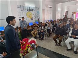 सोहना के बालदू रोड पर नई लाईब्रेरी का शुभारंभ किया डीसी निशांत कुमार यादव ने