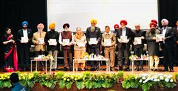 PVS Speaker Kultar Singh Sandhwan releases biography of Ex-MP and Padma Bhushan Awardee Tarlochan Singh