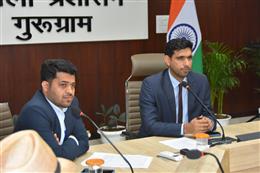  स्ट्रक्चरल ऑडिट की प्रक्रिया को गति देने के लिए डीसी निशांत कुमार यादव ने विभिन्न बिल्डर प्रबंधन के साथ की बैठक