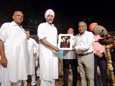 FM Manpreet Singh Badal announced a grant of Rupees 10 lakh for the 10th Natyam Theater Festival